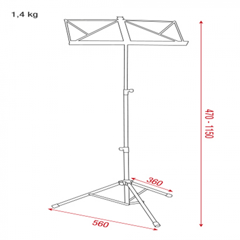 Showgear Music Stand