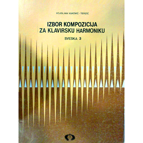 Izbor etida za klavirnu harmoniku sveska 3 - Vojislava Vuković-Terzić