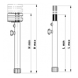 RLT round telescopic legs